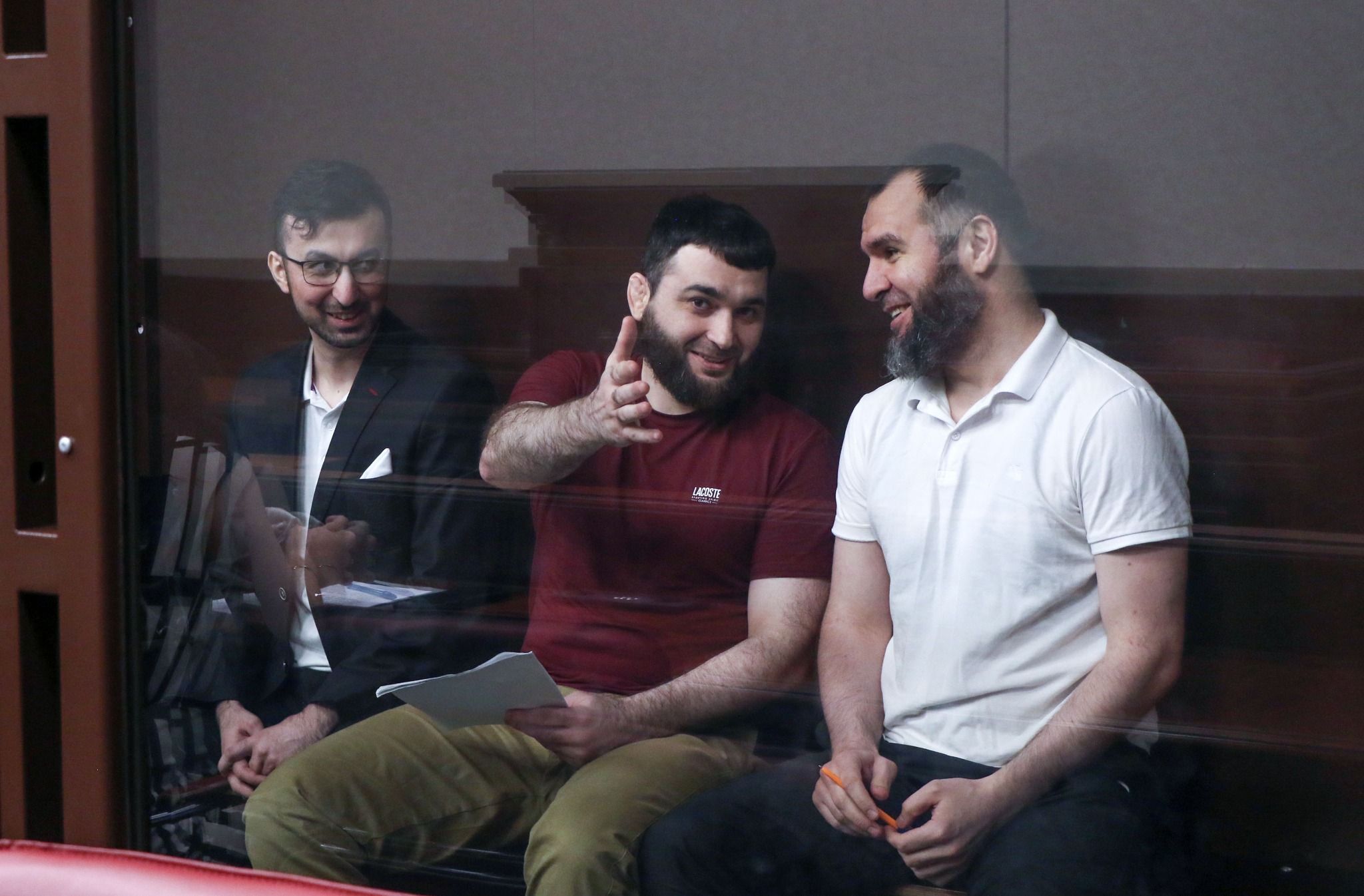 Кемал Тамбиев, Абдулмумин Гаджиев и Абубакар Ризванов. Фото: Дарья Корнилова.