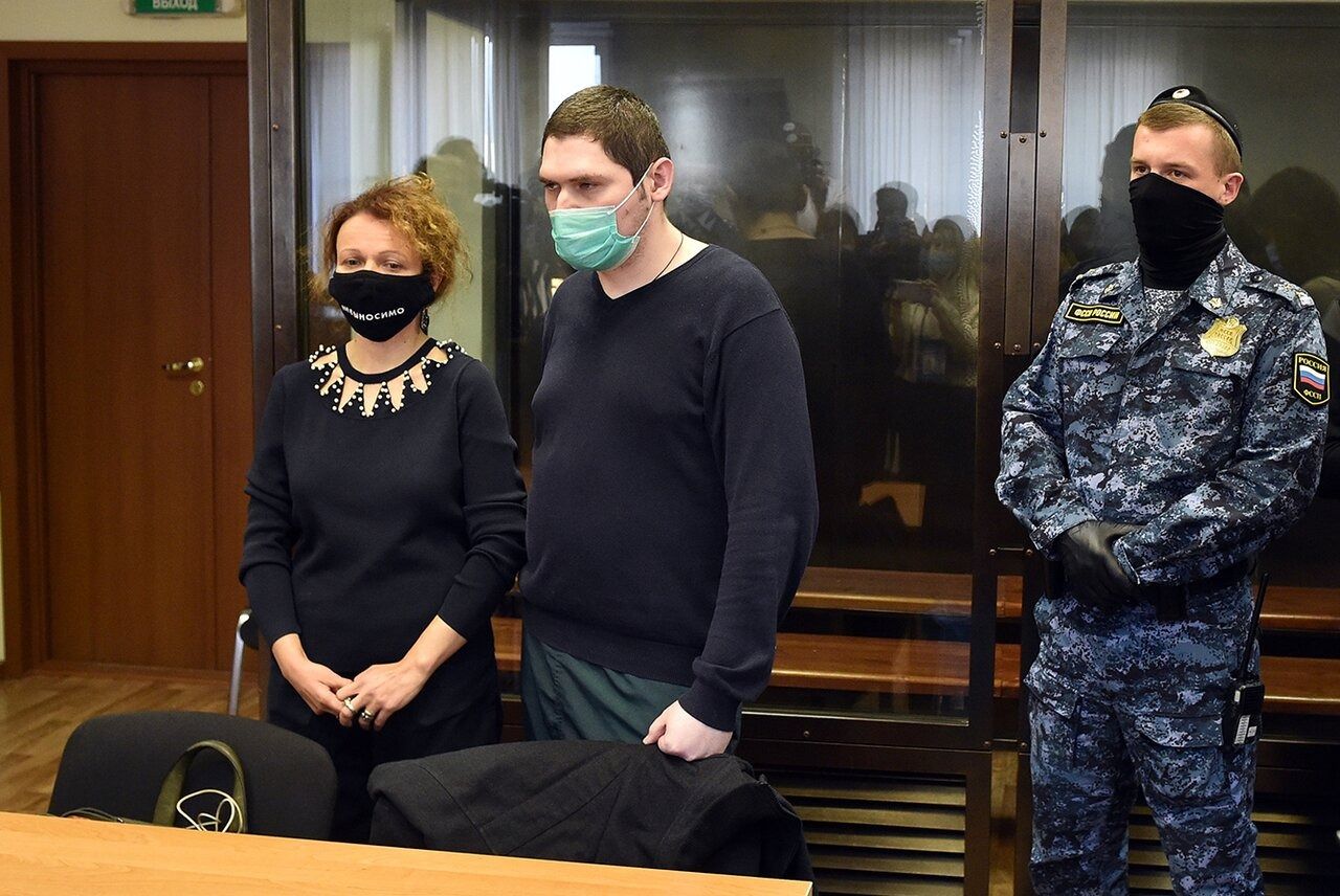 Мария Эйсмонт и Павел Ребровский. Фото: Дмитрий Серебряков / ТАСС / Scanpix / LETA