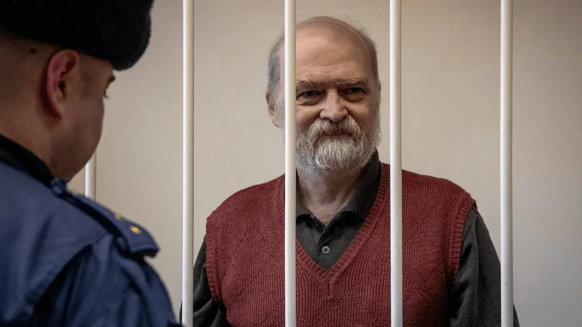 Александр Скобов в суде. Фото: Алексей Душутин / «Новая газета»