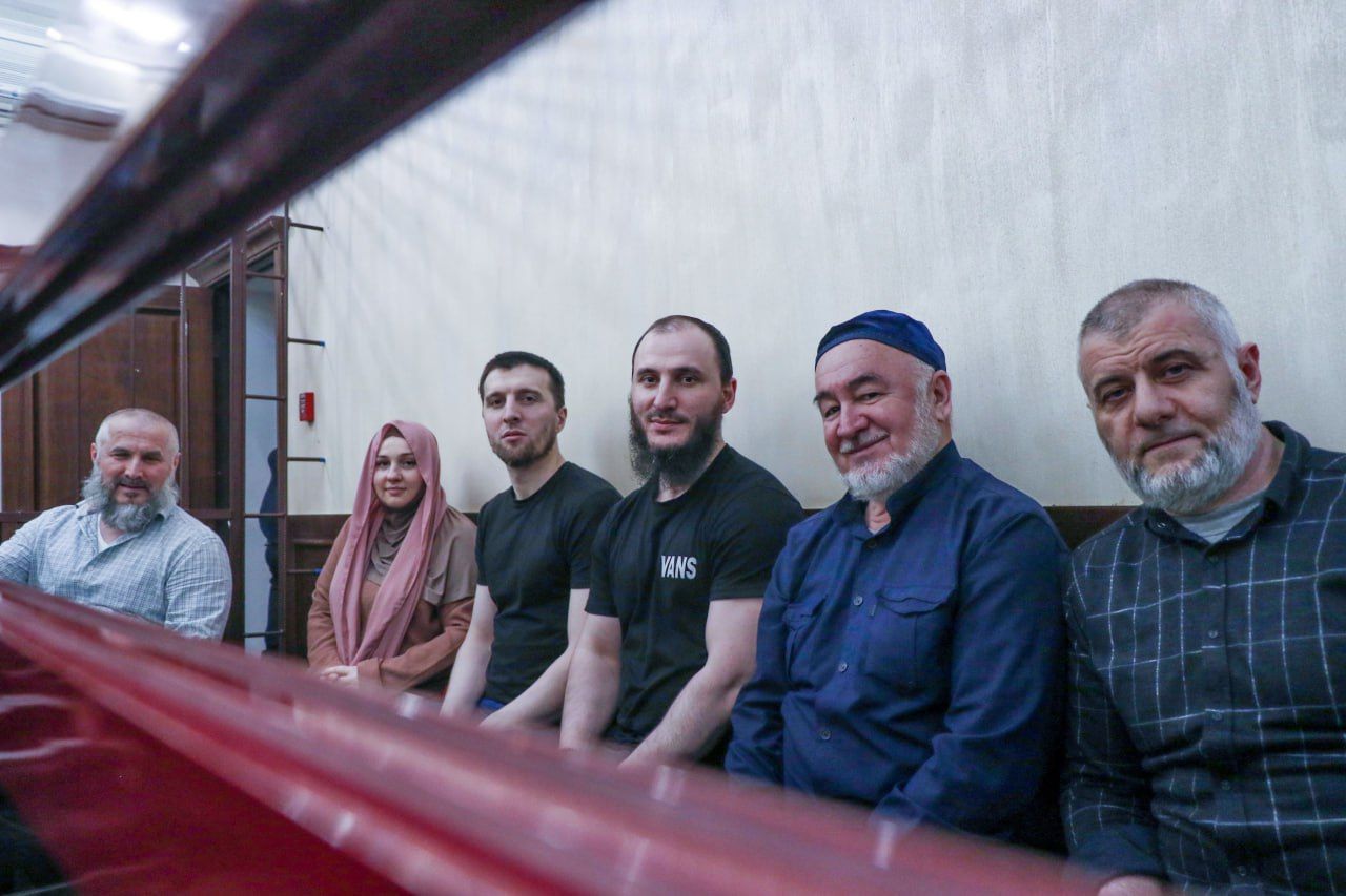 Фигуранты «ингушского дела» в зале суда. Фото: Дарья Корнилова